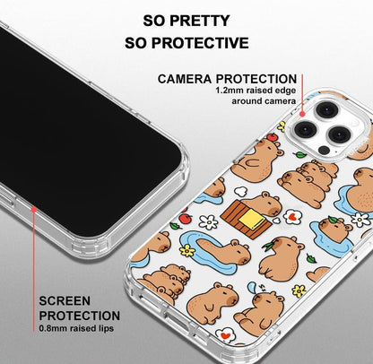 Case for iPhone 13 Pro Max, [Buffertech 6.6ft Military-Grade Drop Protection] [Anti Peel Off Tech] Clear TPU Bumper Phone Case Cover Design - Lemon