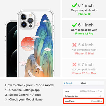 Case for iPhone 13 Pro Max, [Buffertech 6.6ft Military-Grade Drop Protection] [Anti Peel Off Tech] Clear TPU Bumper Phone Case Cover Design - Lemon