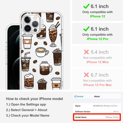 Case for iPhone 13 Pro Max, [Buffertech 6.6ft Military-Grade Drop Protection] [Anti Peel Off Tech] Clear TPU Bumper Phone Case Cover Design - Lemon