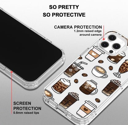 Case for iPhone 13 Pro Max, [Buffertech 6.6ft Military-Grade Drop Protection] [Anti Peel Off Tech] Clear TPU Bumper Phone Case Cover Design - Lemon