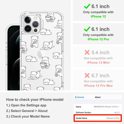 Case for iPhone 13 Pro Max, [Buffertech 6.6ft Military-Grade Drop Protection] [Anti Peel Off Tech] Clear TPU Bumper Phone Case Cover Design - Lemon