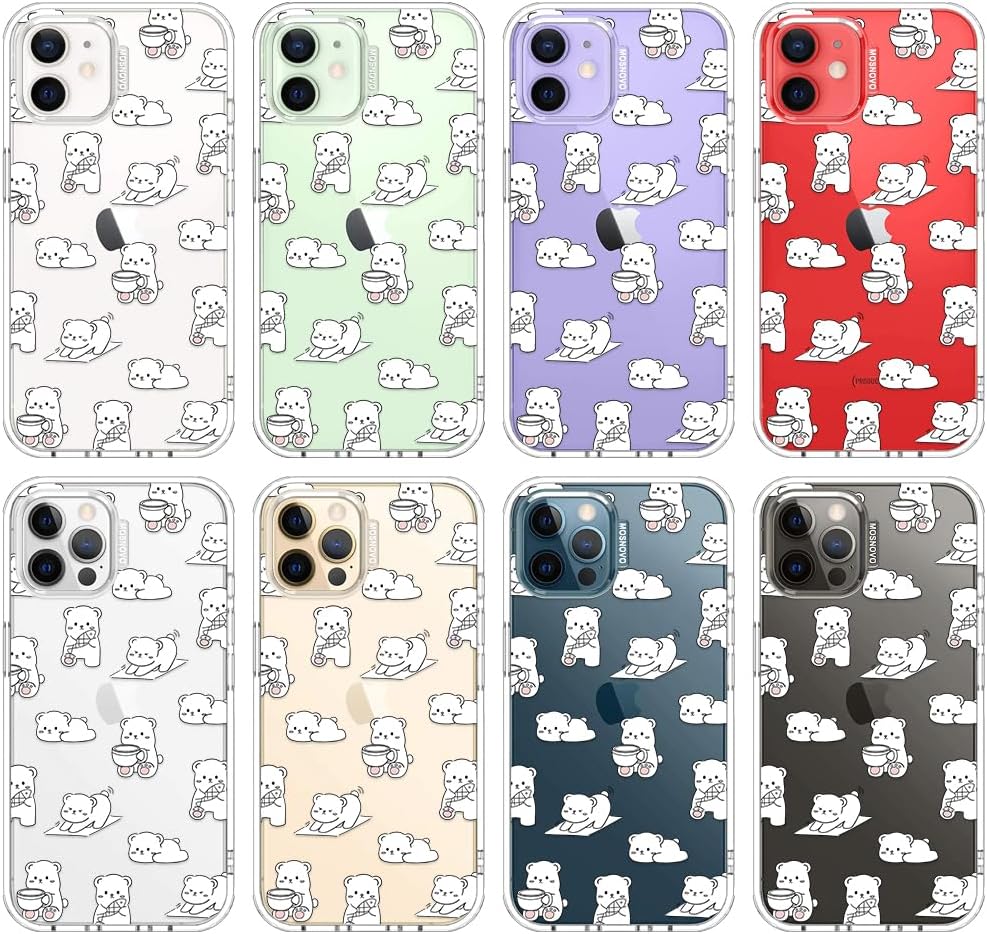 Case for iPhone 13 Pro Max, [Buffertech 6.6ft Military-Grade Drop Protection] [Anti Peel Off Tech] Clear TPU Bumper Phone Case Cover Design - Lemon