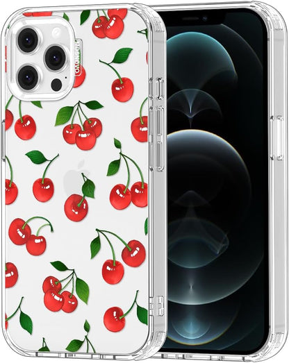 Case for iPhone 13 Pro Max, [Buffertech 6.6ft Military-Grade Drop Protection] [Anti Peel Off Tech] Clear TPU Bumper Phone Case Cover Design - Lemon