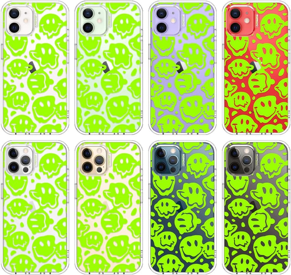 Case for iPhone 13 Pro Max, [Buffertech 6.6ft Military-Grade Drop Protection] [Anti Peel Off Tech] Clear TPU Bumper Phone Case Cover Design - Lemon