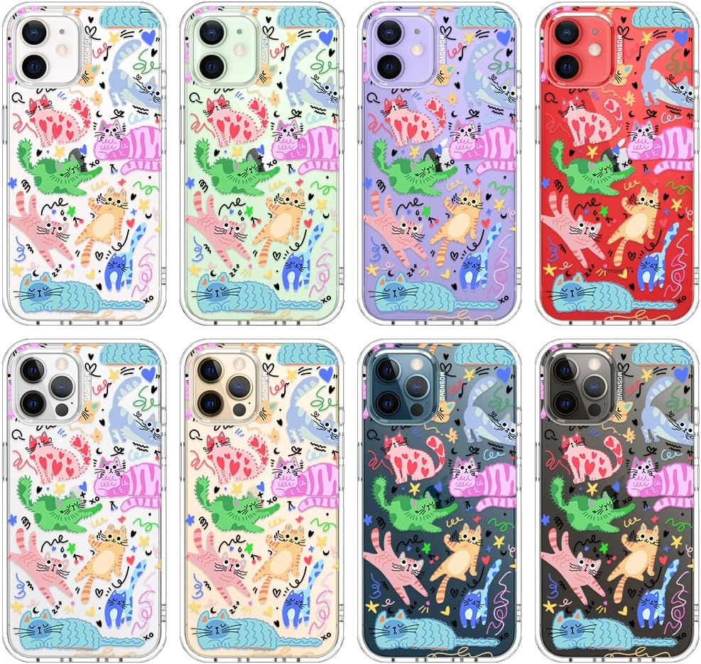 Case for iPhone 13 Pro Max, [Buffertech 6.6ft Military-Grade Drop Protection] [Anti Peel Off Tech] Clear TPU Bumper Phone Case Cover Design - Lemon