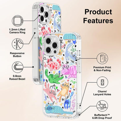 Case for iPhone 13 Pro Max, [Buffertech 6.6ft Military-Grade Drop Protection] [Anti Peel Off Tech] Clear TPU Bumper Phone Case Cover Design - Lemon