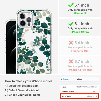 Case for iPhone 13 Pro Max, [Buffertech 6.6ft Military-Grade Drop Protection] [Anti Peel Off Tech] Clear TPU Bumper Phone Case Cover Design - Lemon