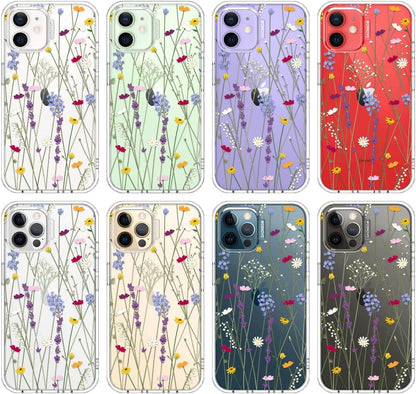 Case for iPhone 13 Pro Max, [Buffertech 6.6ft Military-Grade Drop Protection] [Anti Peel Off Tech] Clear TPU Bumper Phone Case Cover Design - Lemon