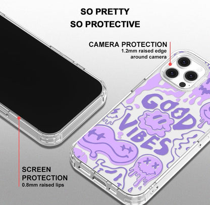 Case for iPhone 13 Pro Max, [Buffertech 6.6ft Military-Grade Drop Protection] [Anti Peel Off Tech] Clear TPU Bumper Phone Case Cover Design - Lemon