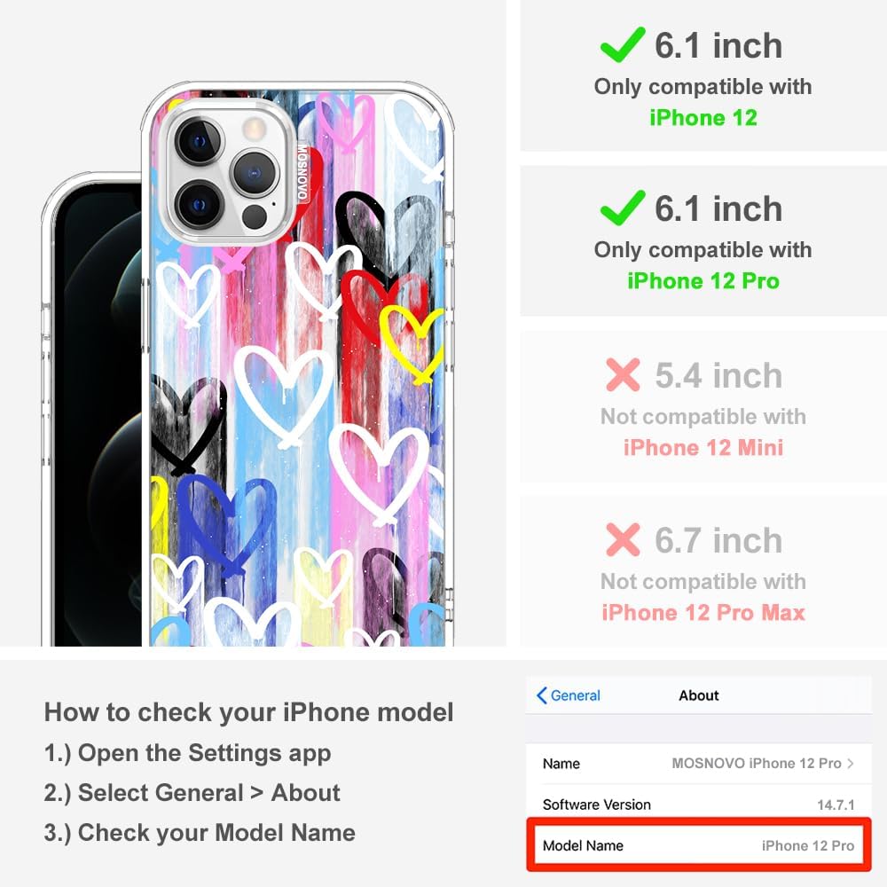 Case for iPhone 13 Pro Max, [Buffertech 6.6ft Military-Grade Drop Protection] [Anti Peel Off Tech] Clear TPU Bumper Phone Case Cover Design - Lemon