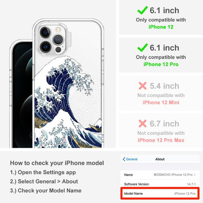 Case for iPhone 13 Pro Max, [Buffertech 6.6ft Military-Grade Drop Protection] [Anti Peel Off Tech] Clear TPU Bumper Phone Case Cover Design - Lemon
