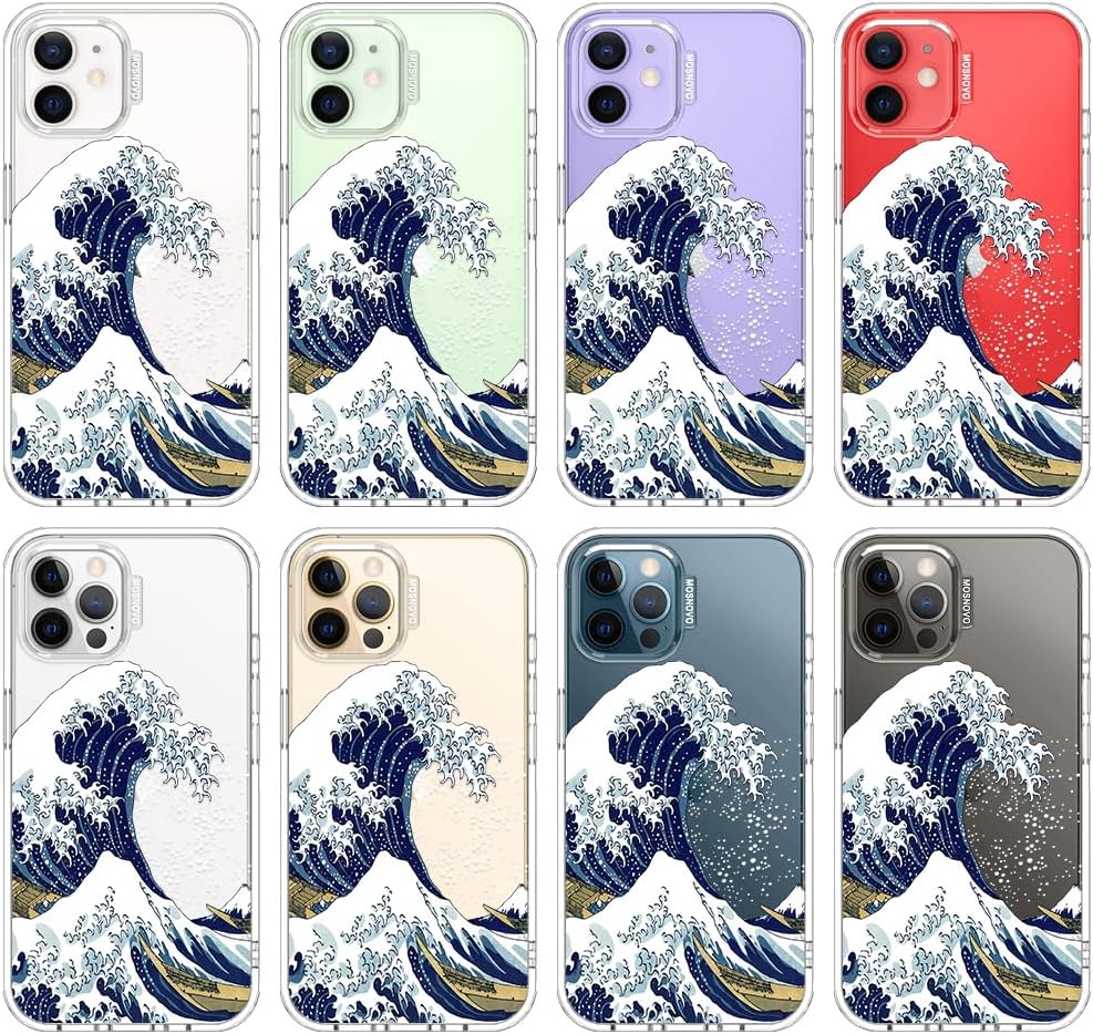 Case for iPhone 13 Pro Max, [Buffertech 6.6ft Military-Grade Drop Protection] [Anti Peel Off Tech] Clear TPU Bumper Phone Case Cover Design - Lemon