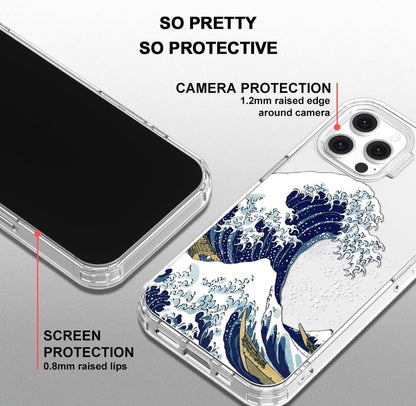 Case for iPhone 13 Pro Max, [Buffertech 6.6ft Military-Grade Drop Protection] [Anti Peel Off Tech] Clear TPU Bumper Phone Case Cover Design - Lemon