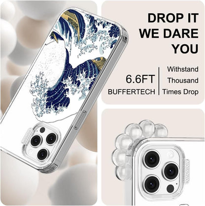 Case for iPhone 13 Pro Max, [Buffertech 6.6ft Military-Grade Drop Protection] [Anti Peel Off Tech] Clear TPU Bumper Phone Case Cover Design - Lemon