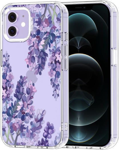 Case for iPhone 13 Pro Max, [Buffertech 6.6ft Military-Grade Drop Protection] [Anti Peel Off Tech] Clear TPU Bumper Phone Case Cover Design - Lemon