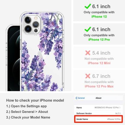 Case for iPhone 13 Pro Max, [Buffertech 6.6ft Military-Grade Drop Protection] [Anti Peel Off Tech] Clear TPU Bumper Phone Case Cover Design - Lemon