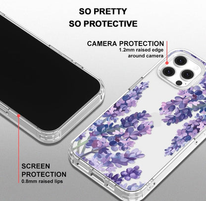 Case for iPhone 13 Pro Max, [Buffertech 6.6ft Military-Grade Drop Protection] [Anti Peel Off Tech] Clear TPU Bumper Phone Case Cover Design - Lemon