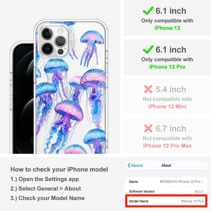 Case for iPhone 13 Pro Max, [Buffertech 6.6ft Military-Grade Drop Protection] [Anti Peel Off Tech] Clear TPU Bumper Phone Case Cover Design - Lemon