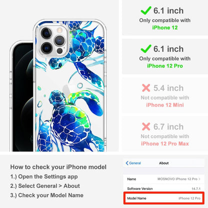 Case for iPhone 13 Pro Max, [Buffertech 6.6ft Military-Grade Drop Protection] [Anti Peel Off Tech] Clear TPU Bumper Phone Case Cover Design - Lemon
