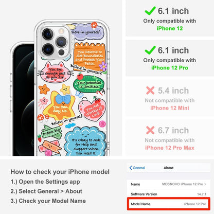 Case for iPhone 13 Pro Max, [Buffertech 6.6ft Military-Grade Drop Protection] [Anti Peel Off Tech] Clear TPU Bumper Phone Case Cover Design - Lemon