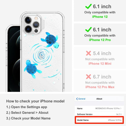 Case for iPhone 13 Pro Max, [Buffertech 6.6ft Military-Grade Drop Protection] [Anti Peel Off Tech] Clear TPU Bumper Phone Case Cover Design - Lemon