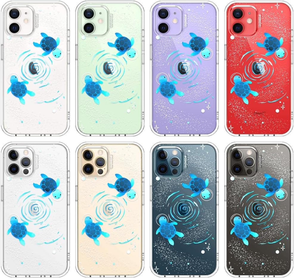 Case for iPhone 13 Pro Max, [Buffertech 6.6ft Military-Grade Drop Protection] [Anti Peel Off Tech] Clear TPU Bumper Phone Case Cover Design - Lemon
