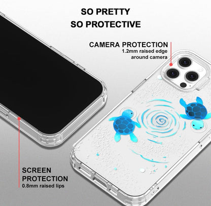 Case for iPhone 13 Pro Max, [Buffertech 6.6ft Military-Grade Drop Protection] [Anti Peel Off Tech] Clear TPU Bumper Phone Case Cover Design - Lemon