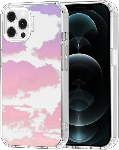 Case for iPhone 13 Pro Max, [Buffertech 6.6ft Military-Grade Drop Protection] [Anti Peel Off Tech] Clear TPU Bumper Phone Case Cover Design - Lemon