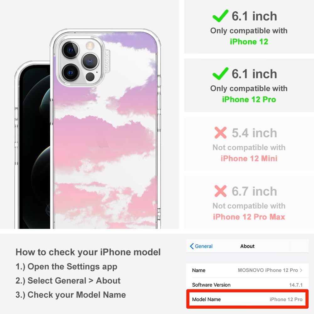 Case for iPhone 13 Pro Max, [Buffertech 6.6ft Military-Grade Drop Protection] [Anti Peel Off Tech] Clear TPU Bumper Phone Case Cover Design - Lemon