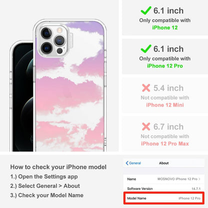 Case for iPhone 13 Pro Max, [Buffertech 6.6ft Military-Grade Drop Protection] [Anti Peel Off Tech] Clear TPU Bumper Phone Case Cover Design - Lemon