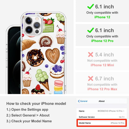 Case for iPhone 13 Pro Max, [Buffertech 6.6ft Military-Grade Drop Protection] [Anti Peel Off Tech] Clear TPU Bumper Phone Case Cover Design - Lemon