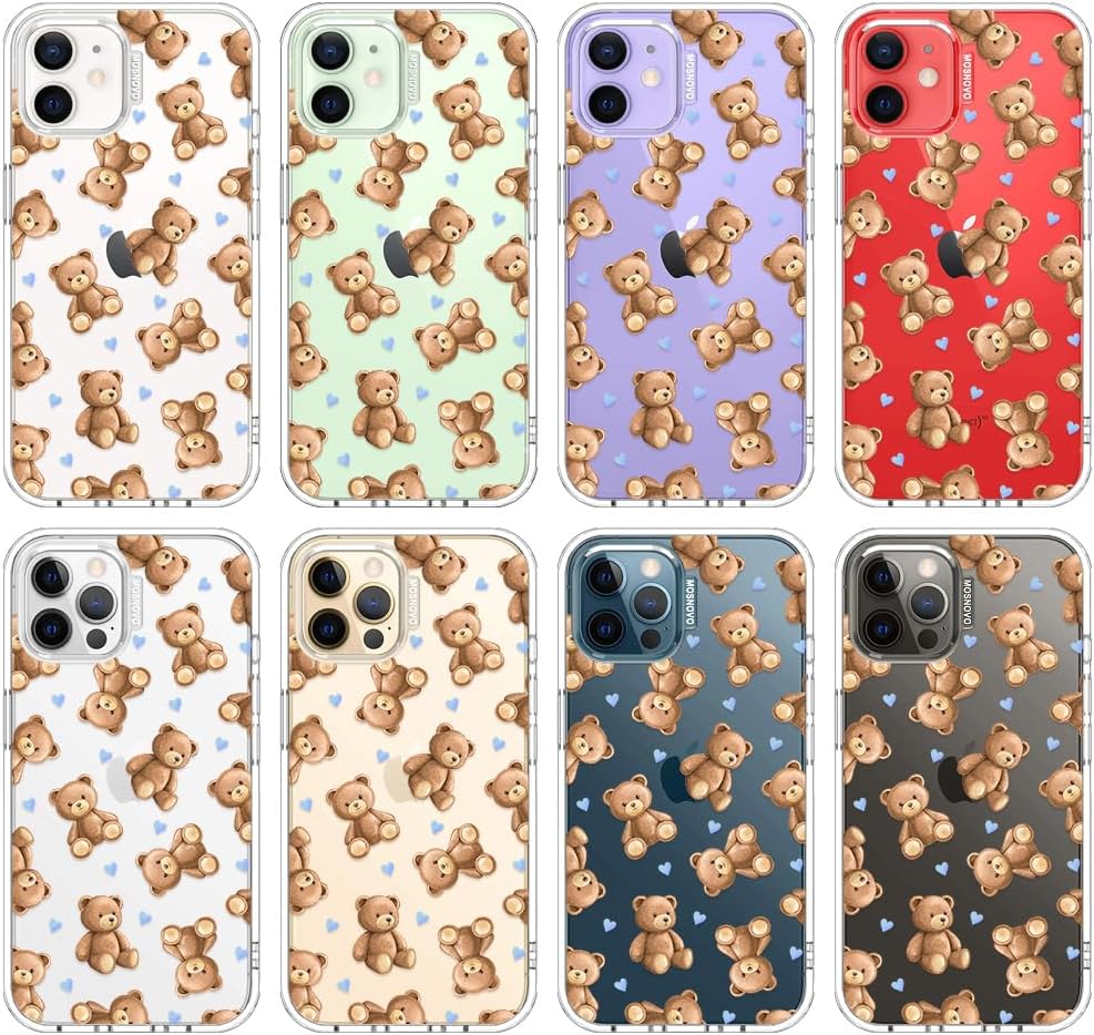Case for iPhone 13 Pro Max, [Buffertech 6.6ft Military-Grade Drop Protection] [Anti Peel Off Tech] Clear TPU Bumper Phone Case Cover Design - Lemon