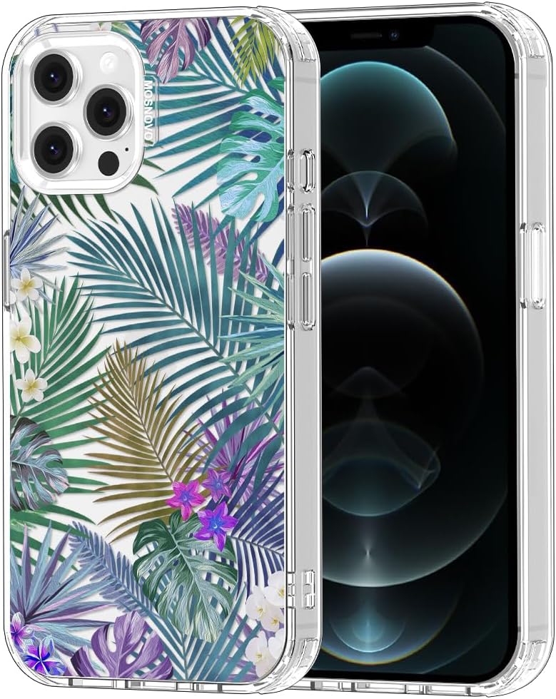 Case for iPhone 13 Pro Max, [Buffertech 6.6ft Military-Grade Drop Protection] [Anti Peel Off Tech] Clear TPU Bumper Phone Case Cover Design - Lemon