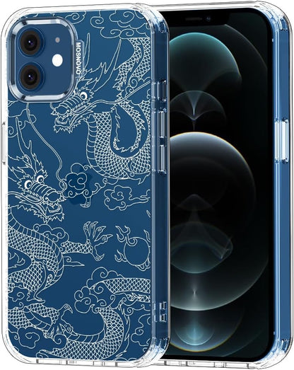 Case for iPhone 13 Pro Max, [Buffertech 6.6ft Military-Grade Drop Protection] [Anti Peel Off Tech] Clear TPU Bumper Phone Case Cover Design - Lemon