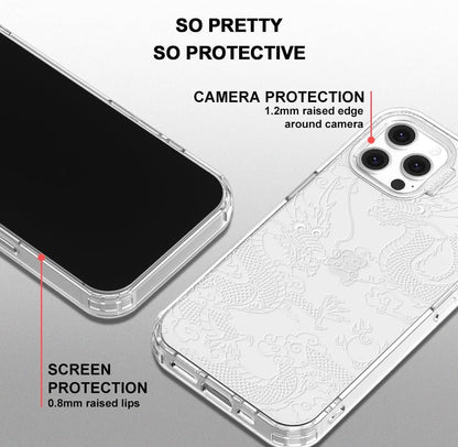 Case for iPhone 13 Pro Max, [Buffertech 6.6ft Military-Grade Drop Protection] [Anti Peel Off Tech] Clear TPU Bumper Phone Case Cover Design - Lemon