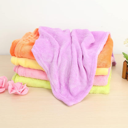 Fleece Throw Blanket for Couch, Lightweight Plush Fuzzy Cozy Soft Blankets and Throws Sofa, Blanket, Cozy, Warm Bedding Bed Yello Yellow 50x70cm