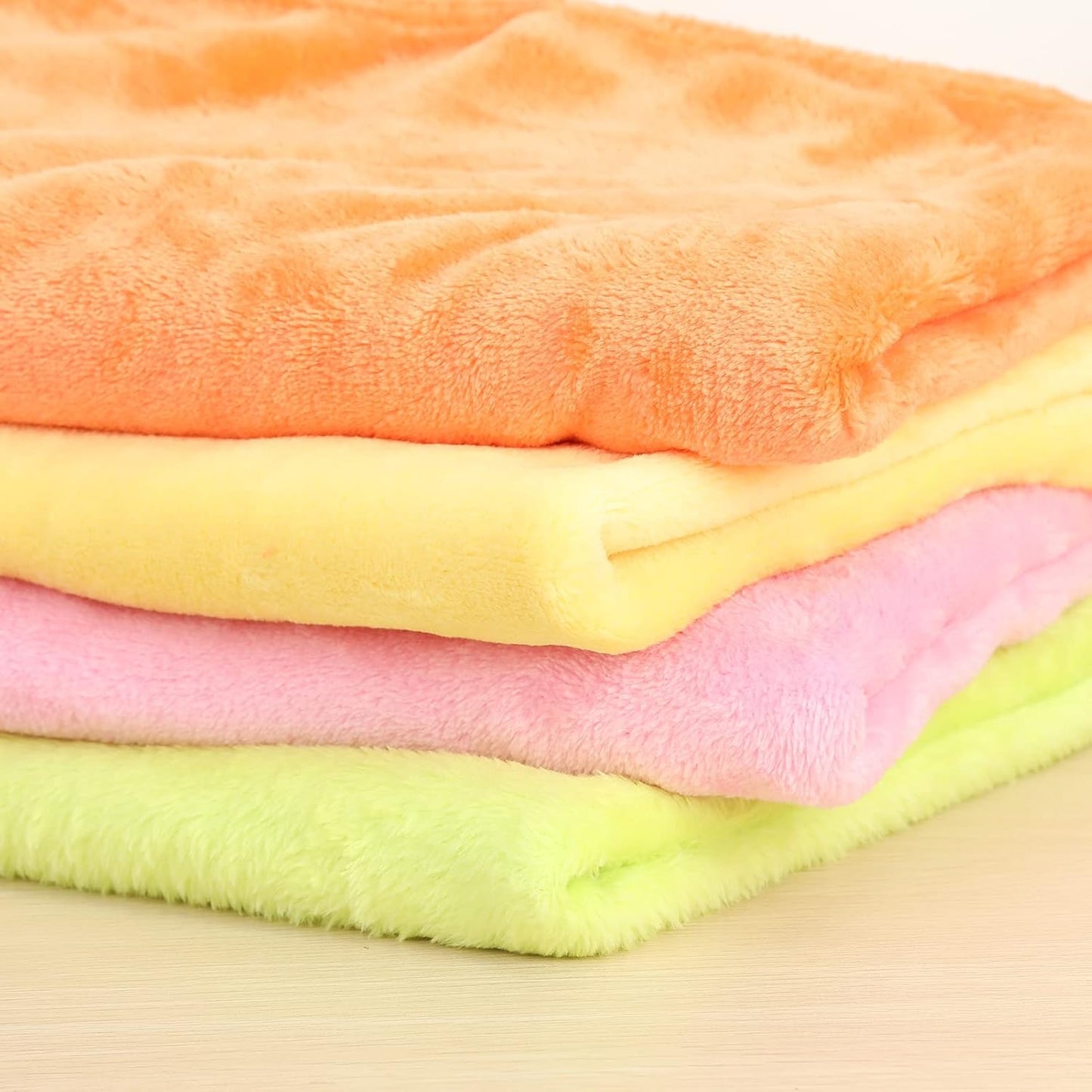 Fleece Throw Blanket for Couch, Lightweight Plush Fuzzy Cozy Soft Blankets and Throws Sofa, Blanket, Cozy, Warm Bedding Bed Yello Yellow 50x70cm