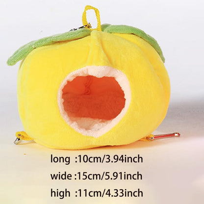 Rat Hamster Warm Bed House Hamster Winter Bed Dwarf Hamster Nest Guinea Pig Bedding Hanging Small Pet Bed Small Animal Bed Nest