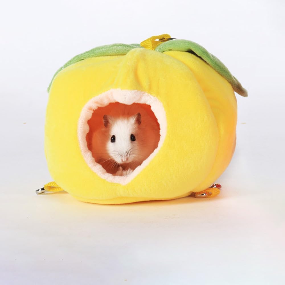 Rat Hamster Warm Bed House Hamster Winter Bed Dwarf Hamster Nest Guinea Pig Bedding Hanging Small Pet Bed Small Animal Bed Nest