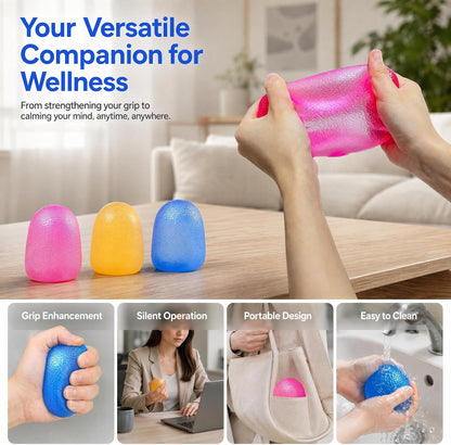 Giant Yellow Squishy Stress Ball Figurines, Soft Sensory Squishy Ball | Jumbo Squishy Stress Relief Balls Collectible Figurines, Clear Yellow Squishy Stress Balls Figurine for Adults Anxiety Relief