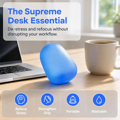 Giant Yellow Squishy Stress Ball Figurines, Soft Sensory Squishy Ball | Jumbo Squishy Stress Relief Balls Collectible Figurines, Clear Yellow Squishy Stress Balls Figurine for Adults Anxiety Relief