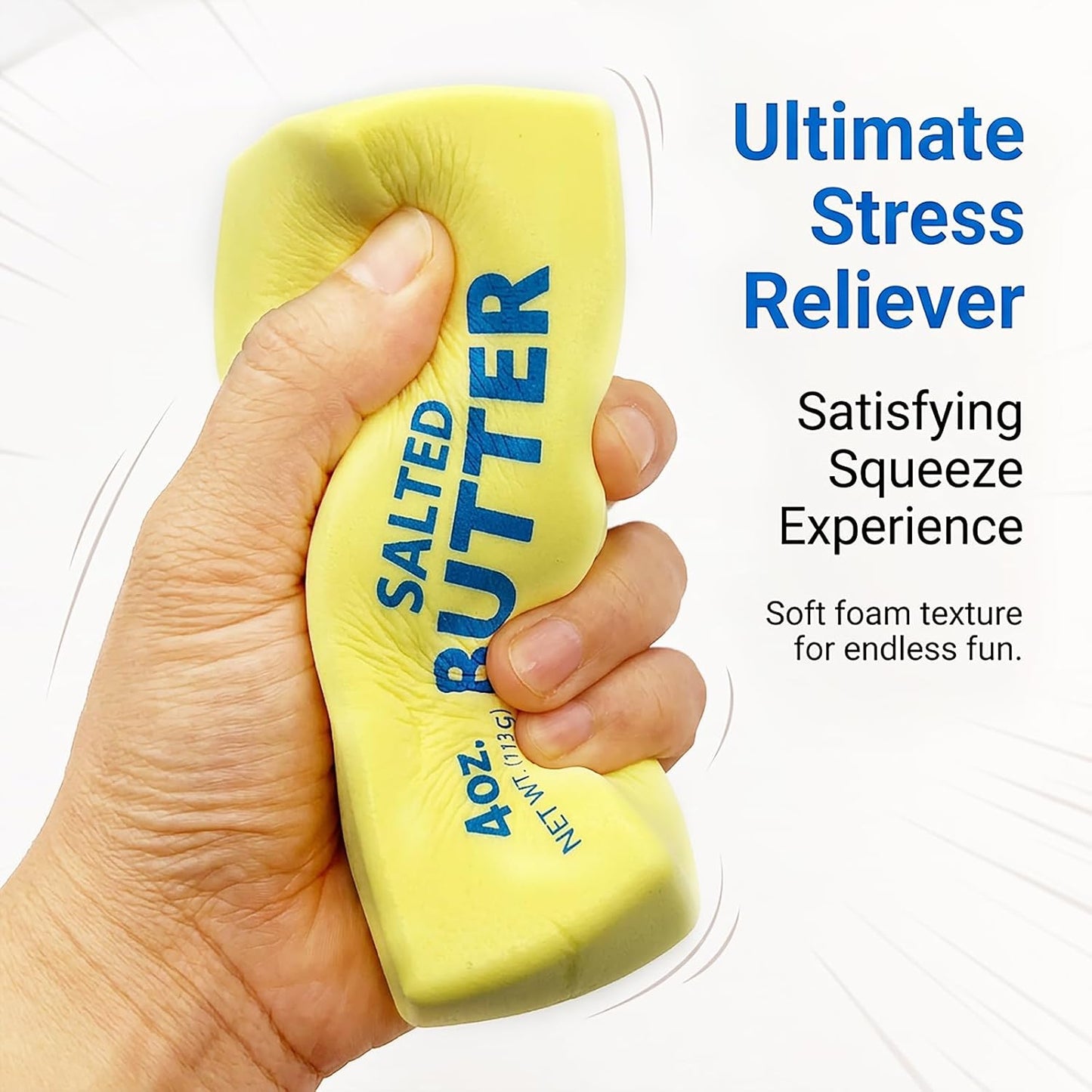 2Pack Slow Rising Butter Squishy Fidget Toys,Stress Balls,Dumpling Squishy,Taba Squishy,Fidget Toys for Adults,Teens, and Those with ADHD,(Yellow)