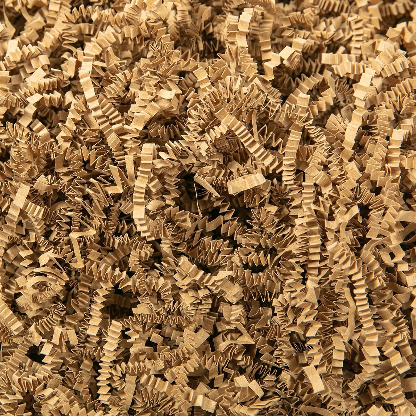 1/2 LB Crinkle Paper Filler 8 oz Brown Shredded Paper for Gift Box | Gift Basket Bag Filler - Grass Cushion Stuffing for Easter, Mother's day, Birthday Gift Wrapping Crinkle Cut Paper Shred
