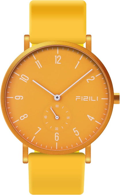 Men's Watch Ultra-Thin Minimalist Waterproof-Fashion Watch for Men or Women with Silicone Band Wrist Watches