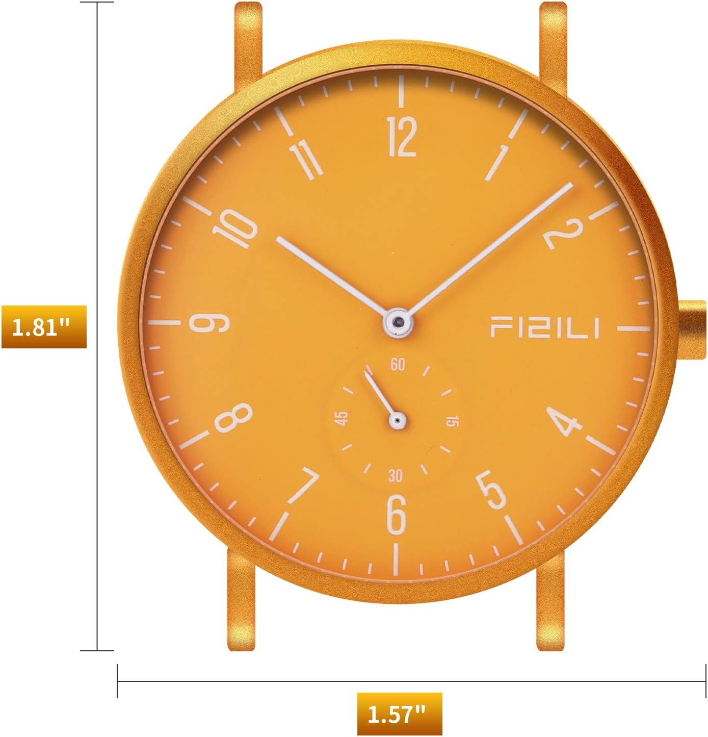 Men's Watch Ultra-Thin Minimalist Waterproof-Fashion Watch for Men or Women with Silicone Band Wrist Watches