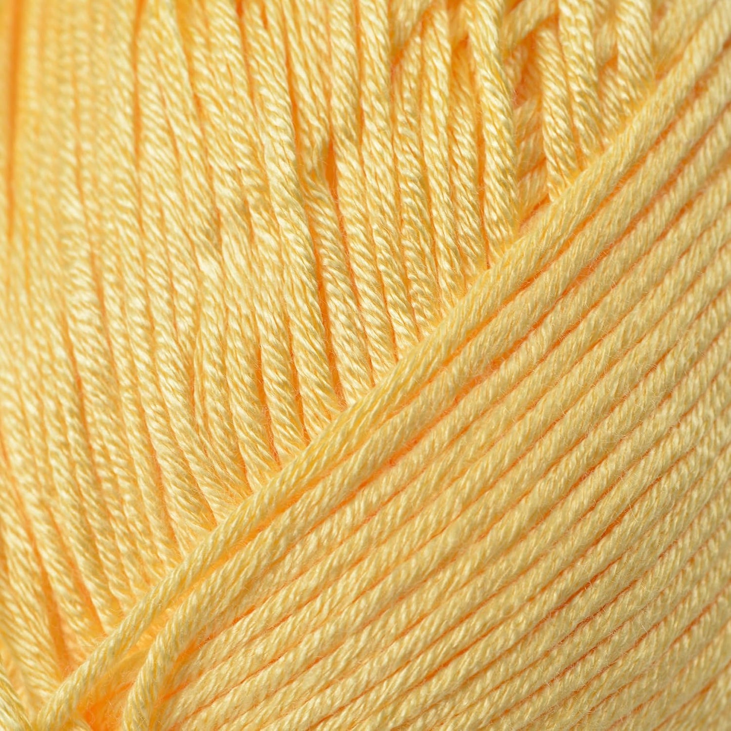 Silky Soft Yarn - Yarn for Knitting, Crochet, Weaving, and Arts & Crafts - Yellow, Bamboo, 3.5 oz