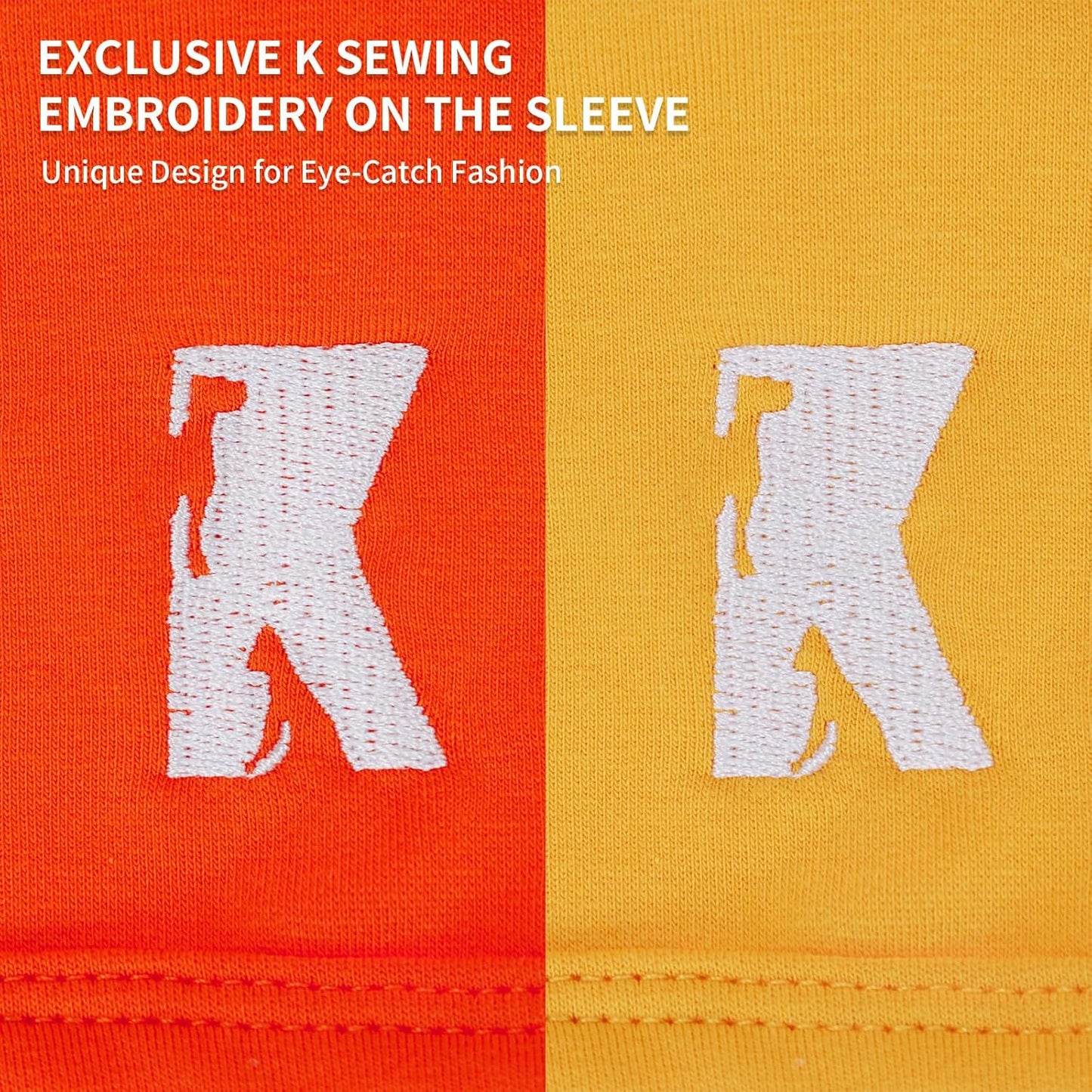Dog Shirts Breathable Cotton Dog Clothes Stretchy T-Shirt for Small Medium Large Dogs Cat Shirt Soft Puppy Outfit Kitten Apparel Pet Pullover Tee Blank Sweatshirt 2-Pack Yellow & Orange 2XL