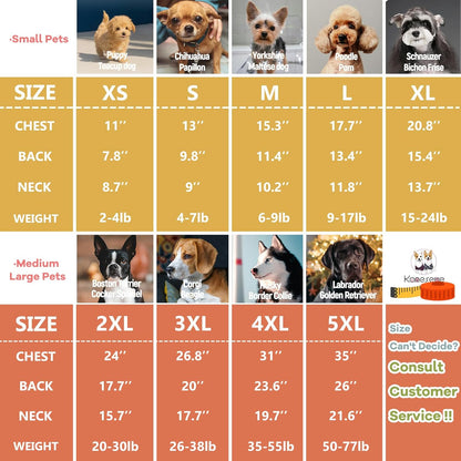 Dog Shirts Breathable Cotton Dog Clothes Stretchy T-Shirt for Small Medium Large Dogs Cat Shirt Soft Puppy Outfit Kitten Apparel Pet Pullover Tee Blank Sweatshirt 2-Pack Yellow & Orange 2XL