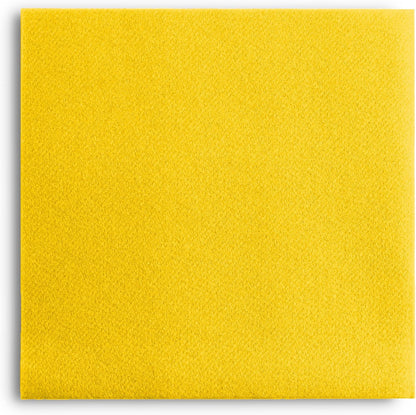 Disposable Yellow Cocktail Napkins Paper - 4" x 4" High-End Linen-Like Beverage Party Square Paper Napkin Pack for Bar, Cafe, Restaurant, Christmas, Birthday, Wedding, Baby Shower - 100 Count