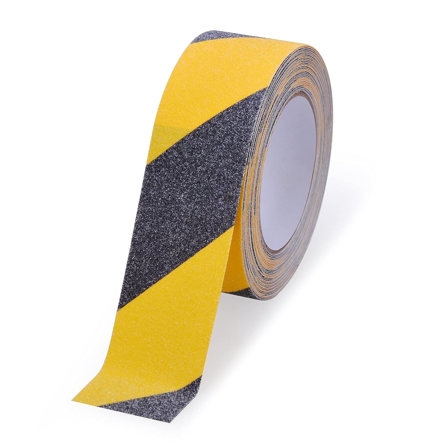 Anti Slip Tape, Waterproof Self Adhesive Yellow/Black 2"x33Ft Grip Tape | High Visibility Safety Warning Tape, High Traction Wear Resistant for Stairs, Walkways, Ramps & Industrial Areas